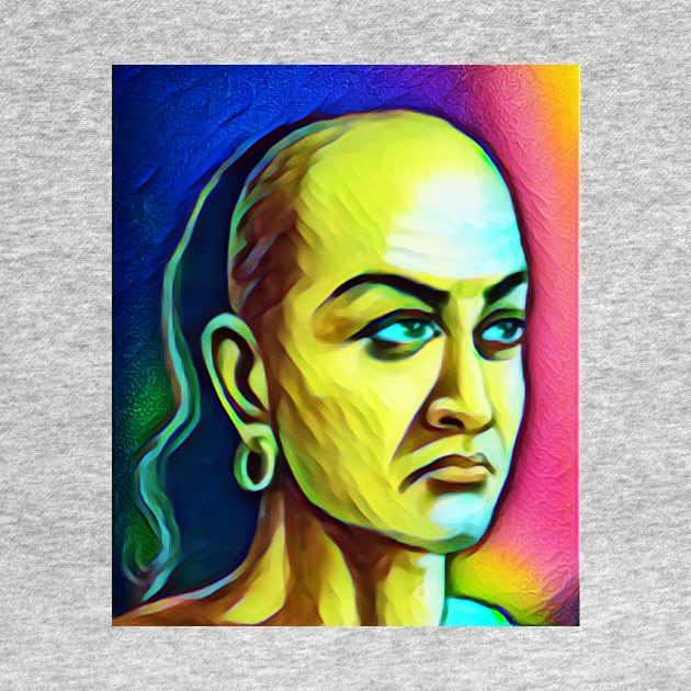 Chanakya Colourful Portrait | Chanakya Artwork 6 by JustLit